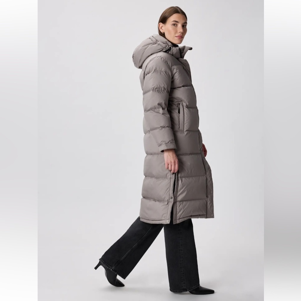 Responsible Down Long Puffer Jacket (worn only in photo shoot)